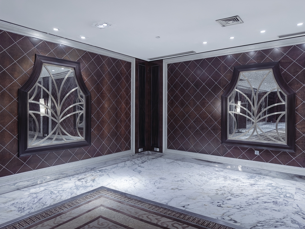 An,Elegant,And,Spacious,Hotel,Lobby,With,A,Modern,Design.