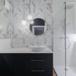 A,Sleek,Modern,Bathroom,Featuring,A,Stylish,Vanity,With,A